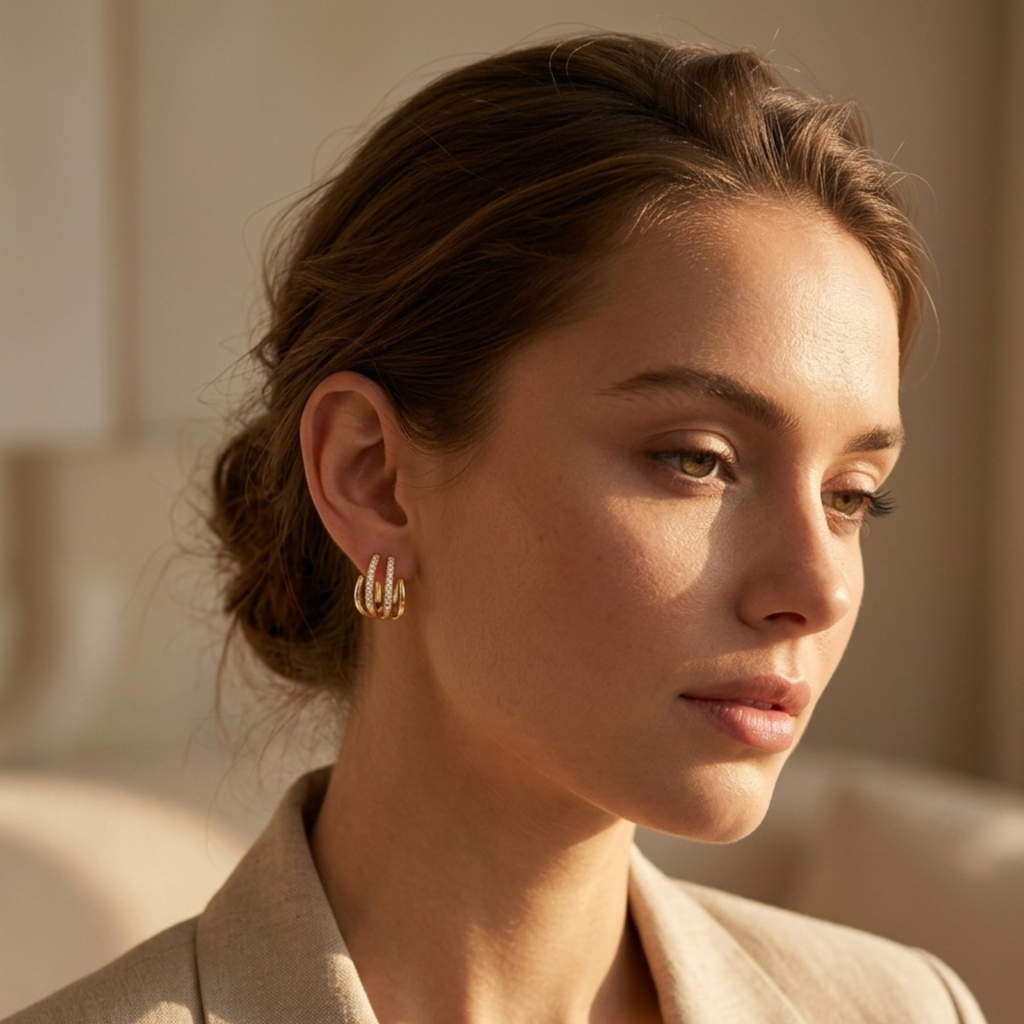 Pendientes Silhouette Arc Bold Radiance