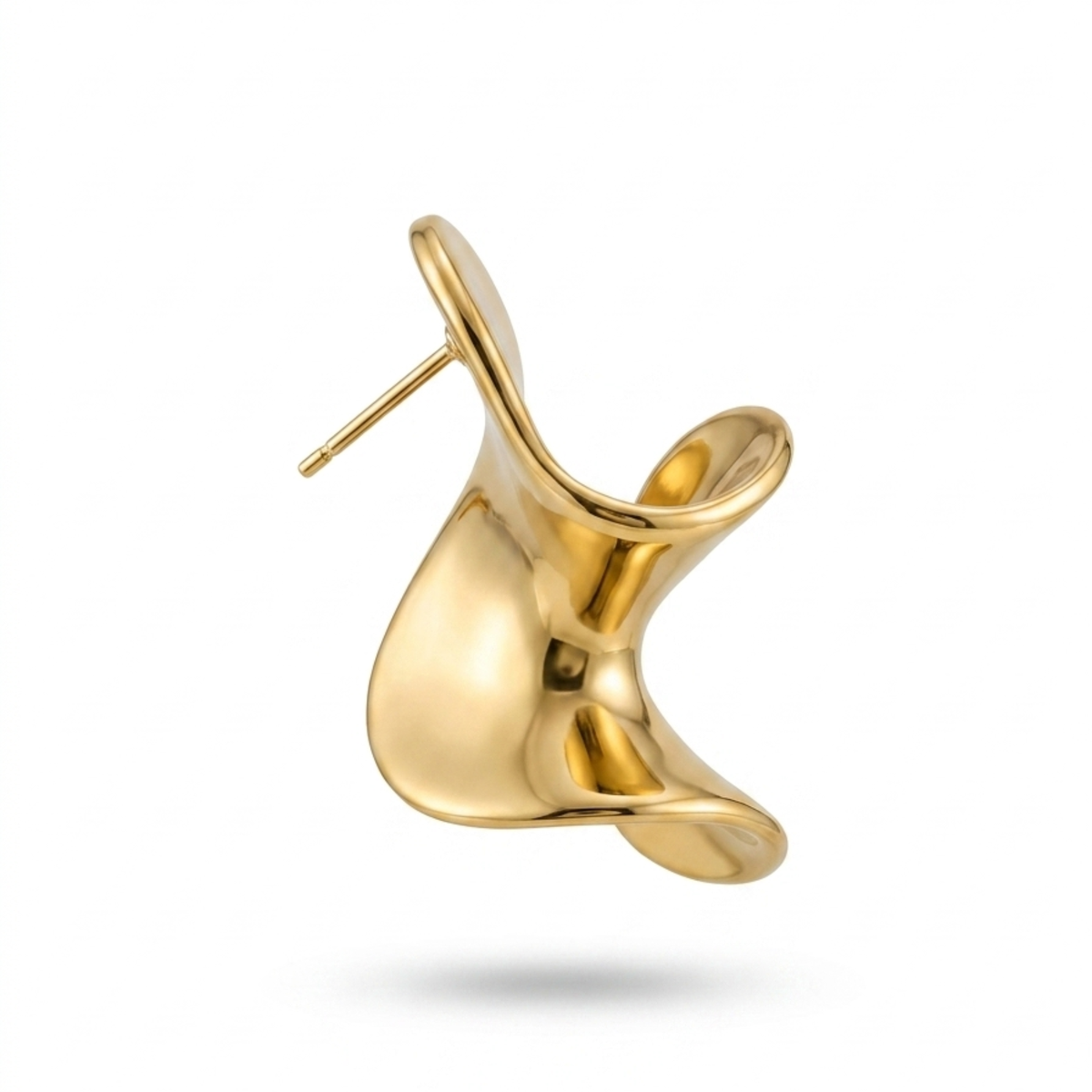 Pendientes Vague d'Or Sculptural Twist
