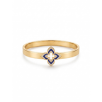 Brazalete Aura Florale Bleu Minuit Couture