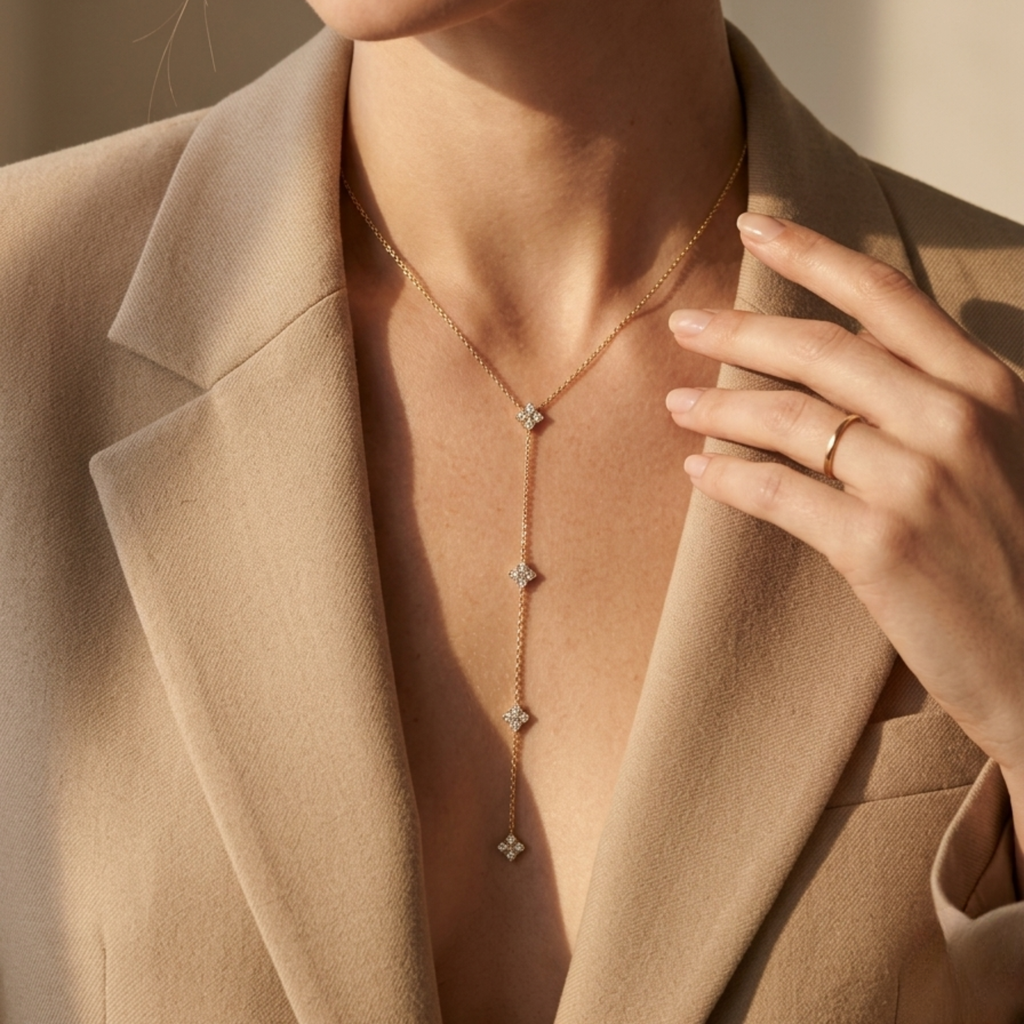 Collar Symphonie Florale Lariat Drop