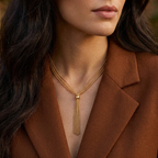 Collar Essence Perlée Minimal Lariat