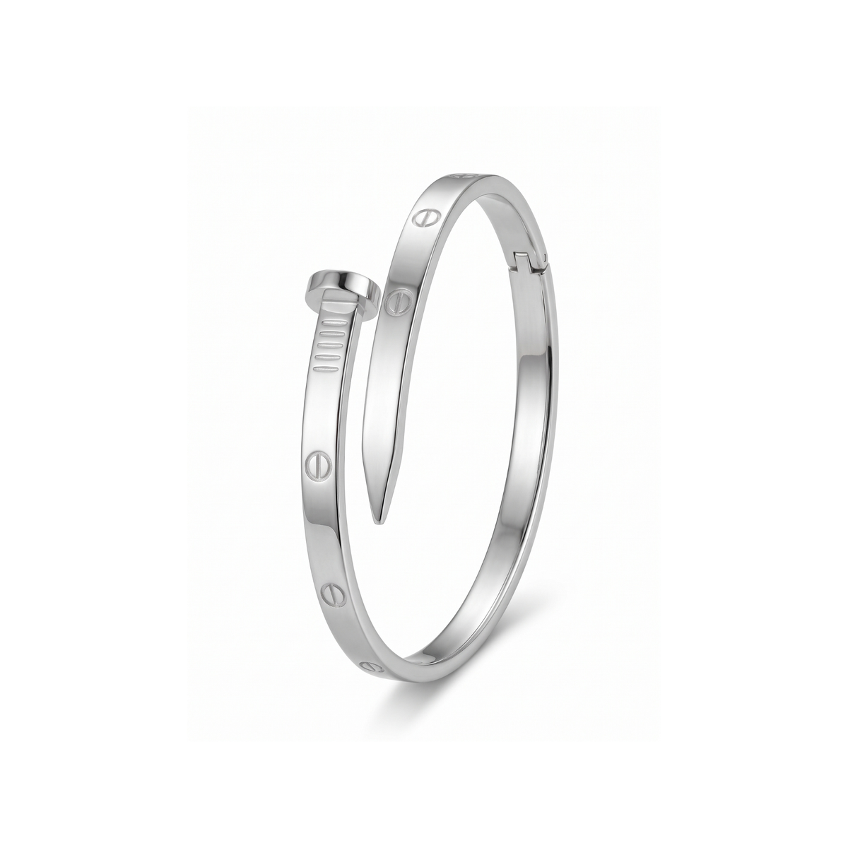Brazalete Bangle Éclipse Argentée Moderne