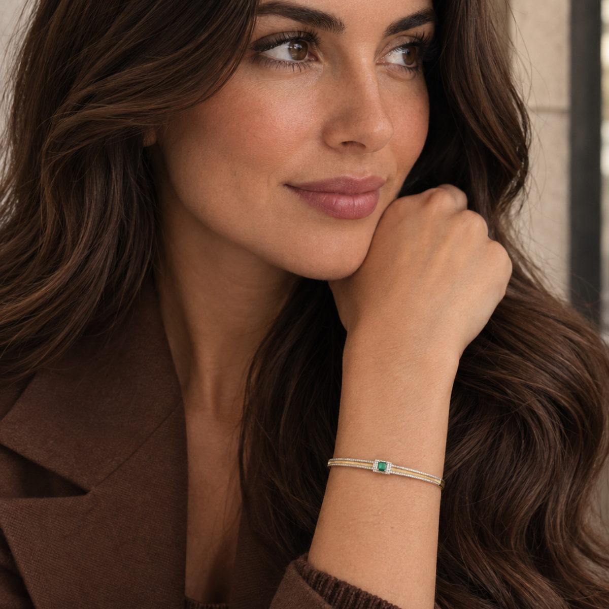 Brazalete Émeraude Royale
