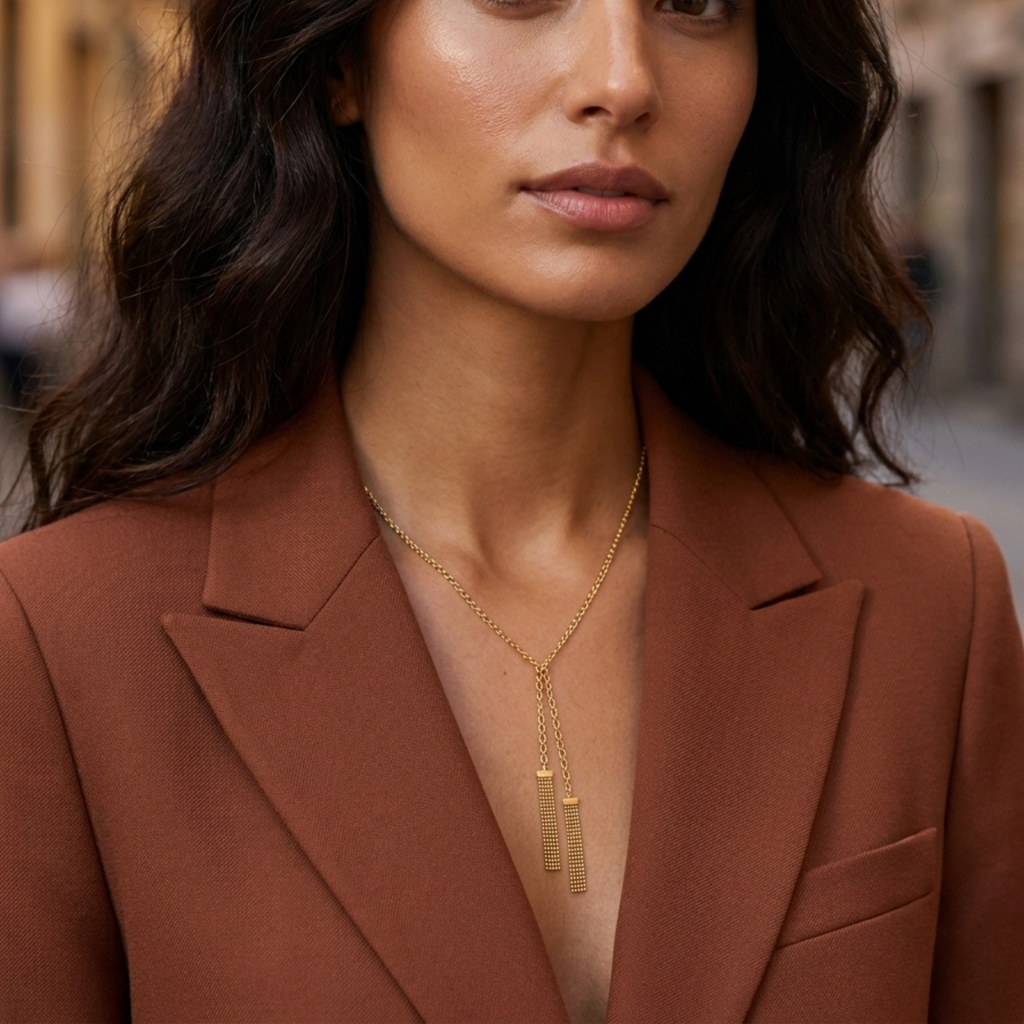 Collar L’Étoile Cascade Golden Tassel