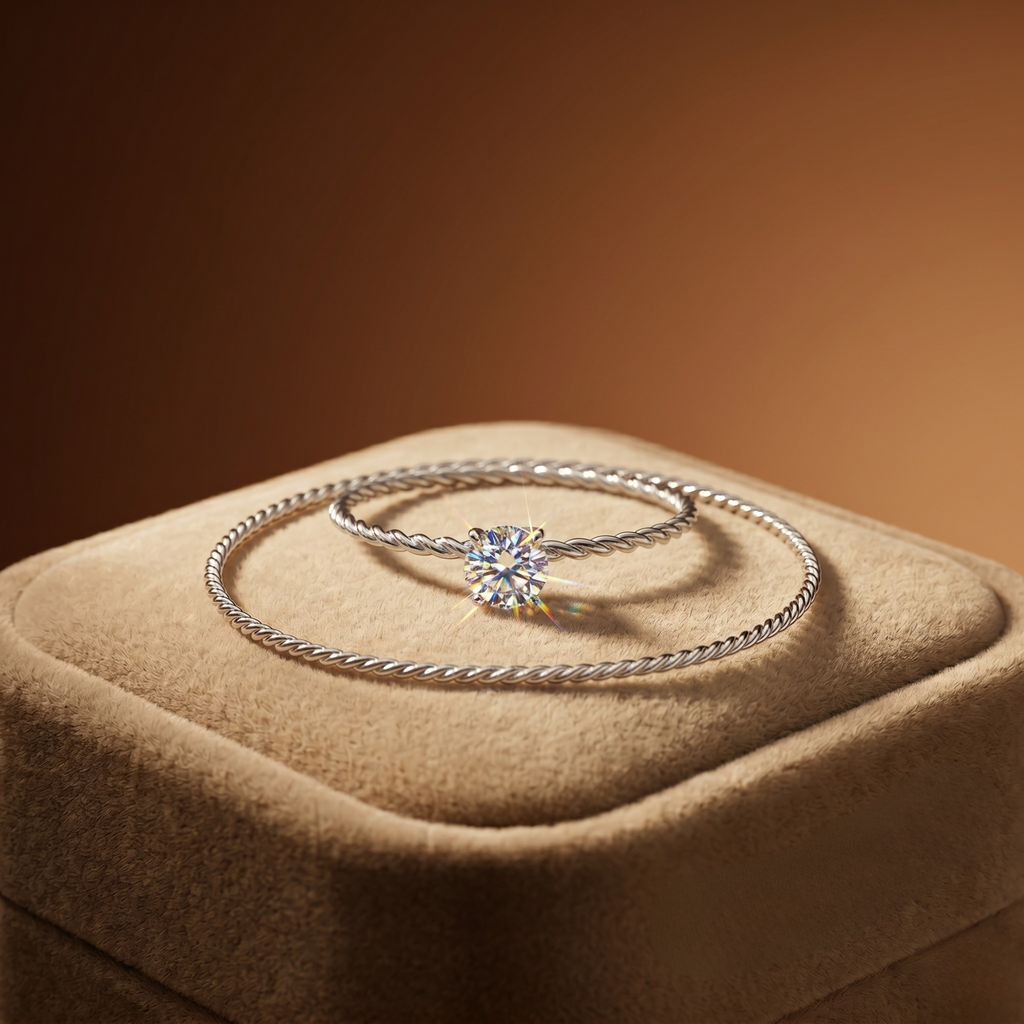 Anillo Torsade Éclat