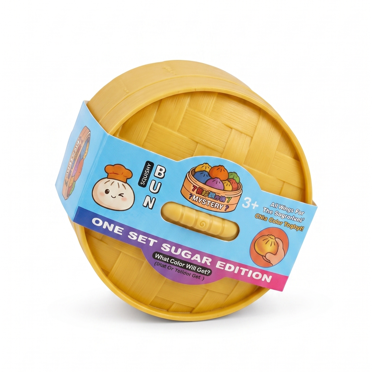Mini Squishy Bun: Edición Misterio Coleccionable – ¡Descubre tu color sorpresa!
