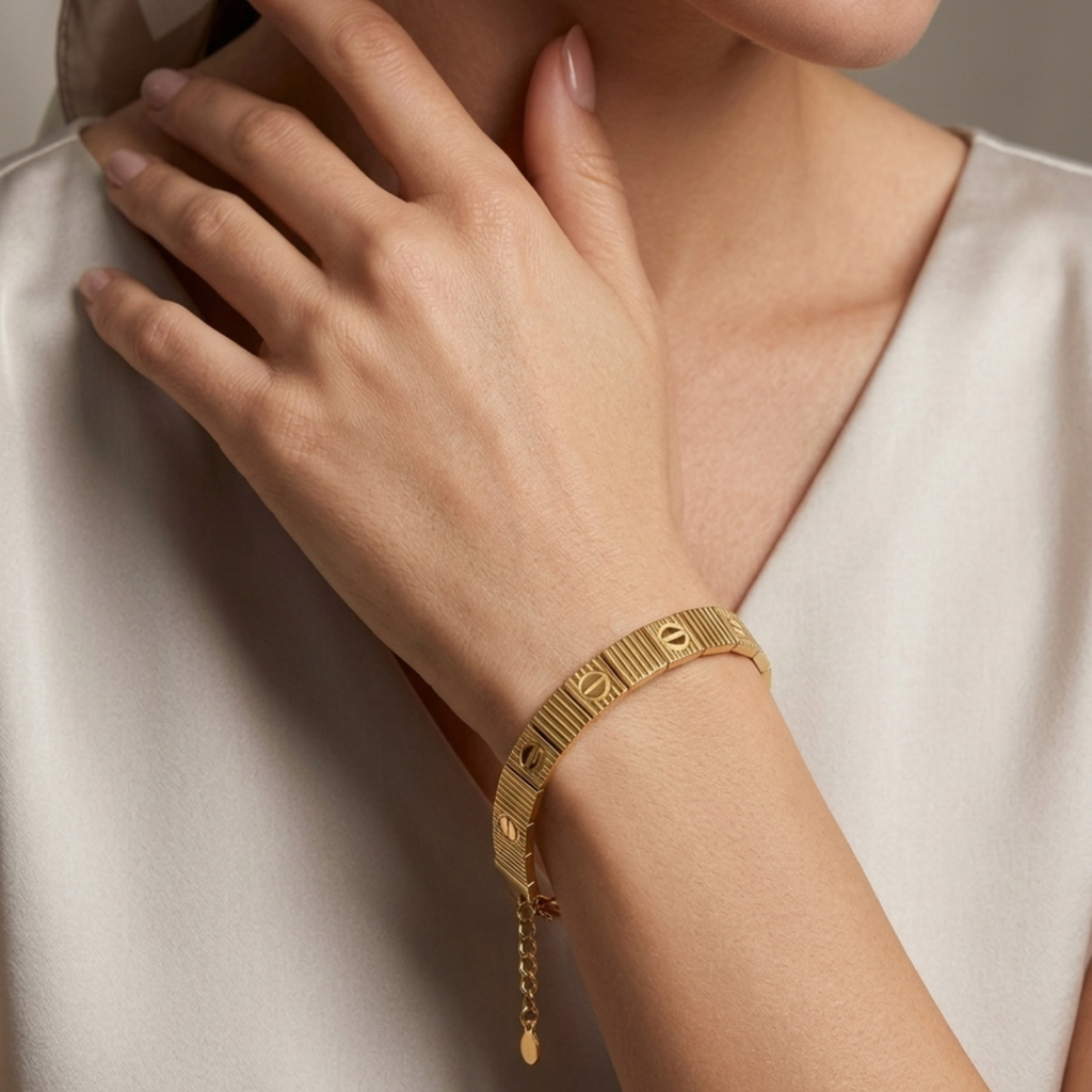 Pulsera L'Éclat Cannelé Industrial Chic