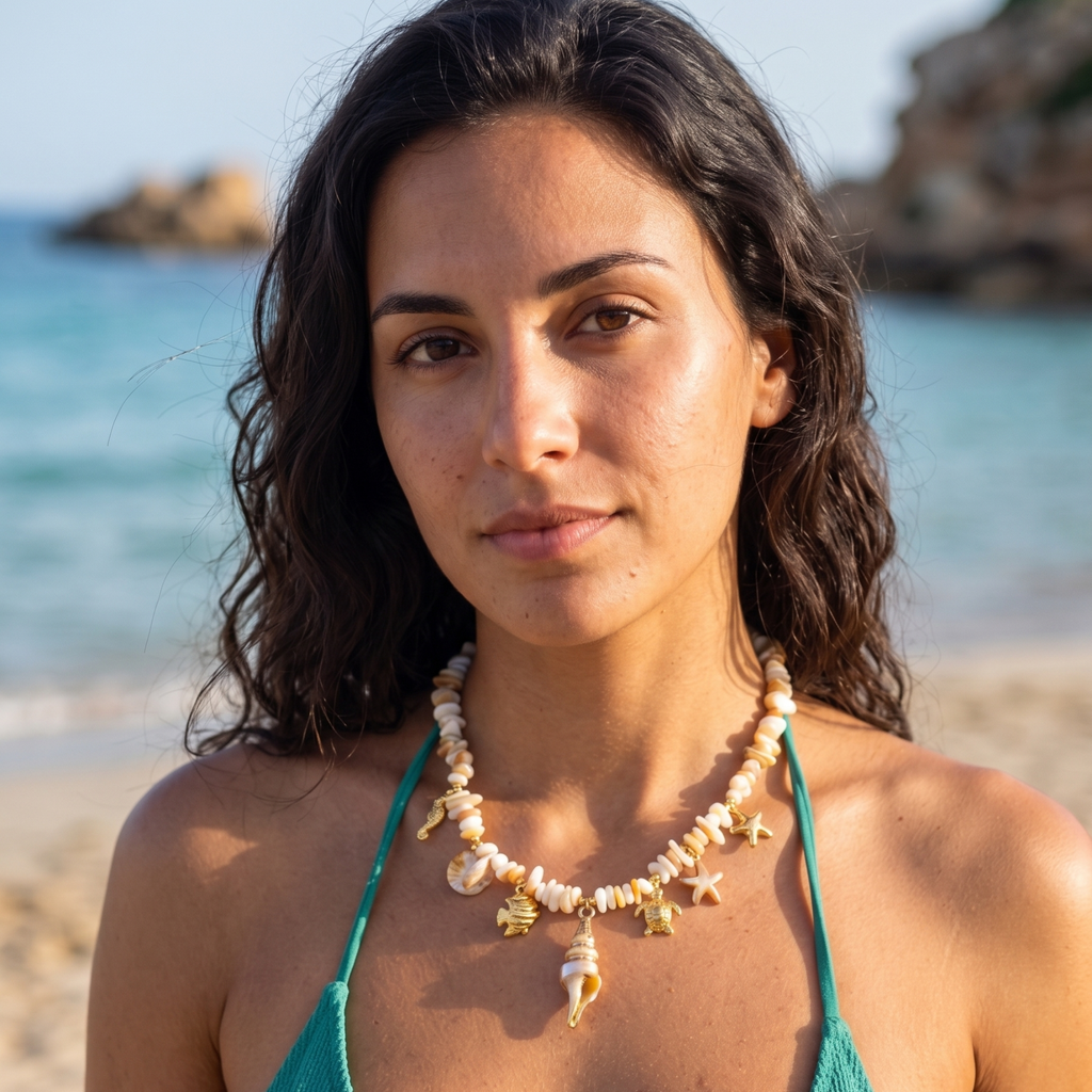 Collar Odyssée Marine: Éclat Nacarado