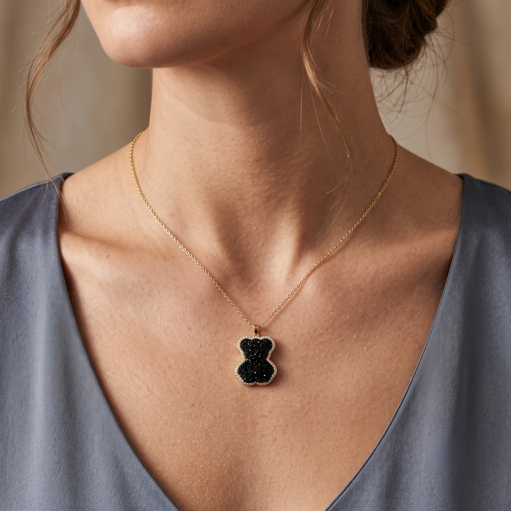 Collar Iconique Black Pavé