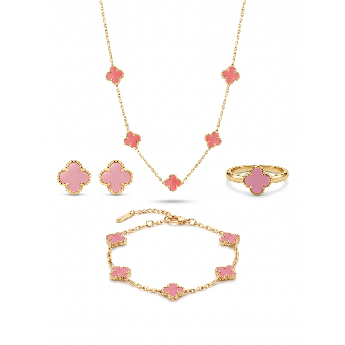 Conjunto Trébol Rosé Signature