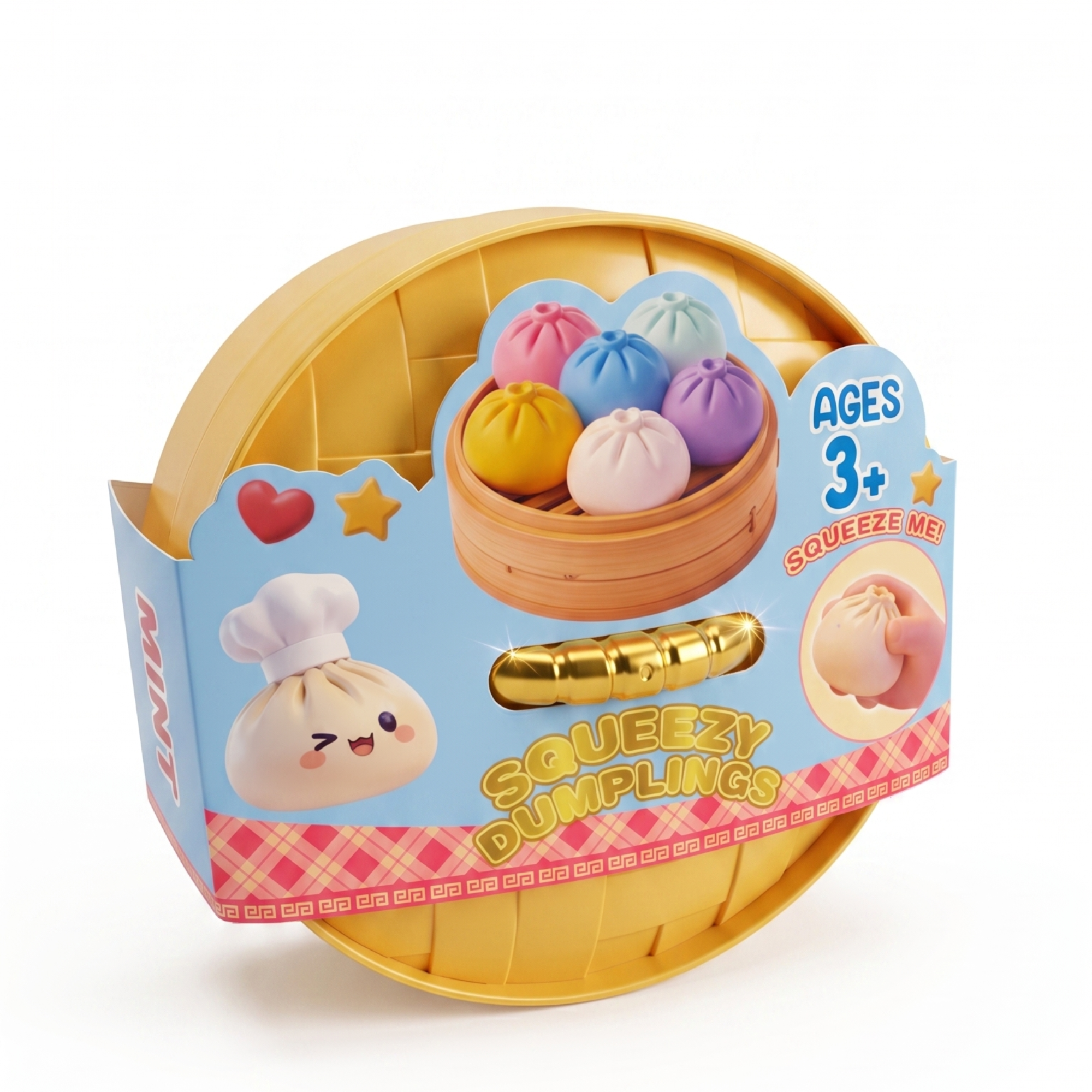 Squeezy Dumpling: Bao Sensorial Antiestrés de Bolsillo