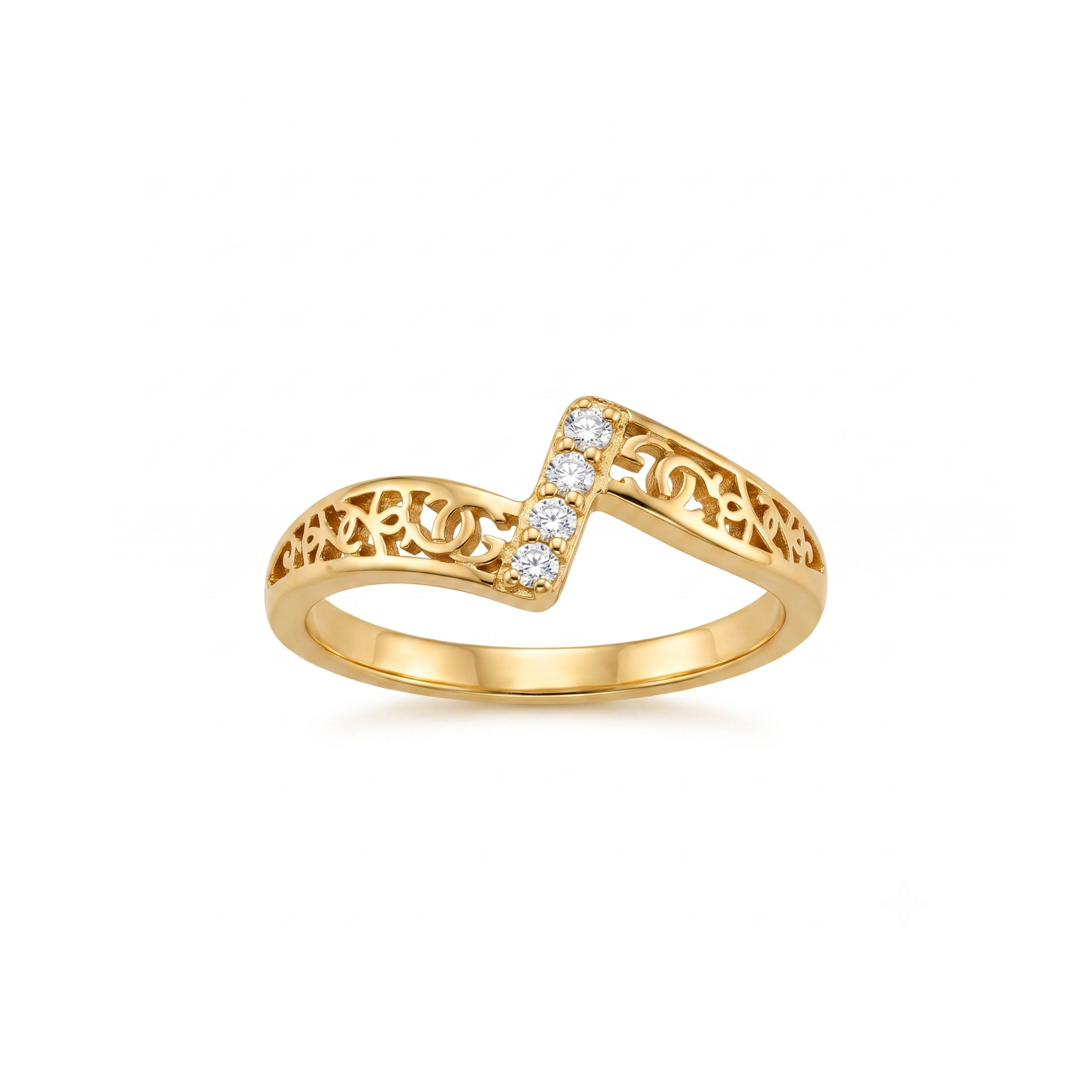 Anillo Signature Zigzag d’Or
