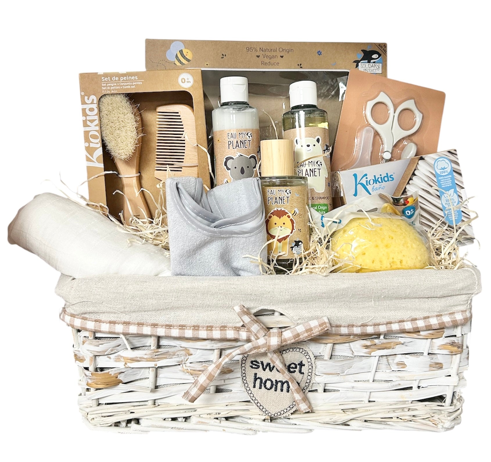 Canastilla Bebé Natural Ecológica Eau my Planet