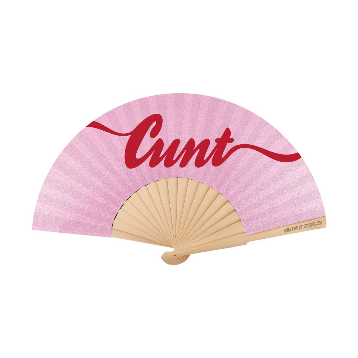 Cunt Glitter Script  23cm fan