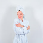 Albornoz femenino extra suave y de alta absorción - Nemessis Shop®