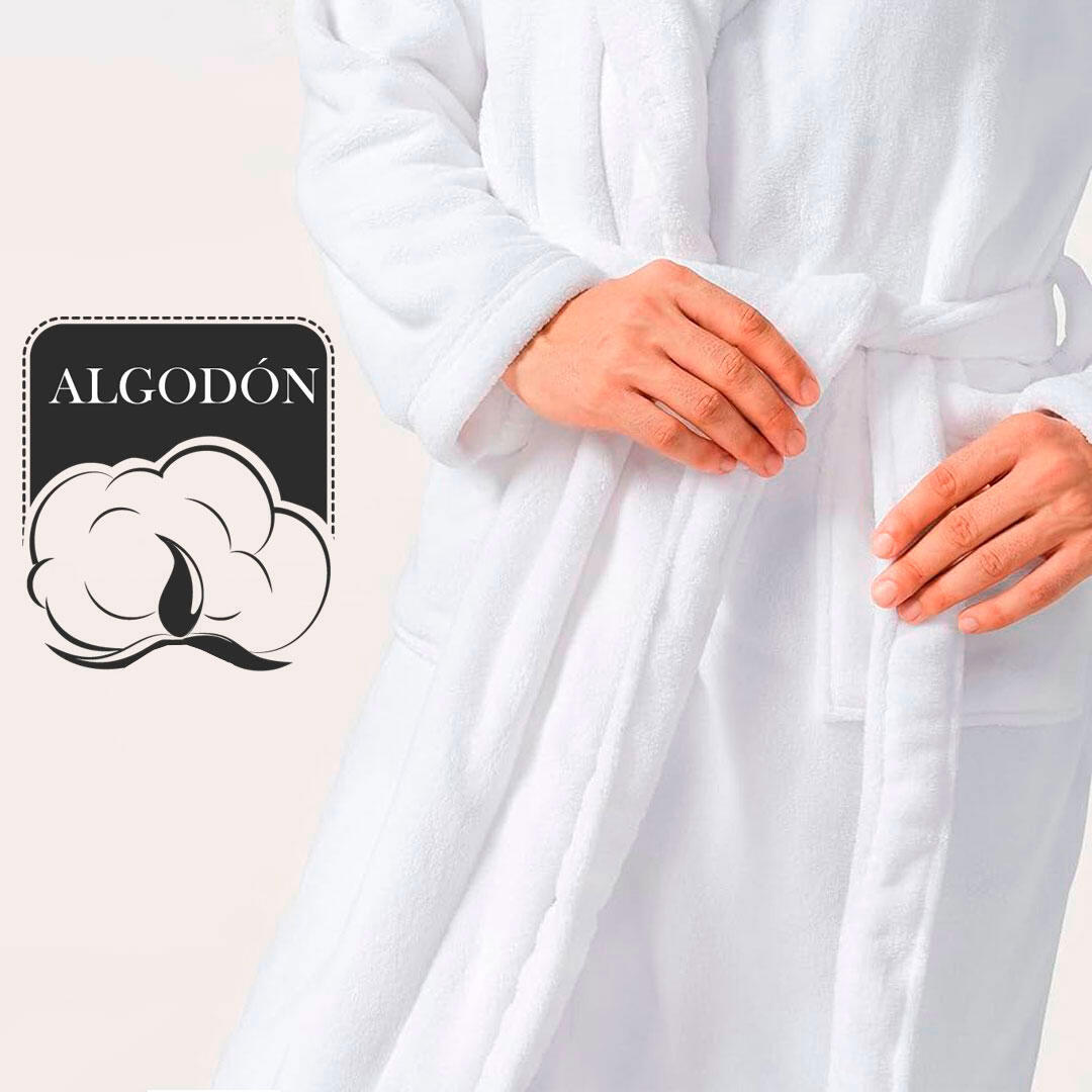 Albornoz masculino extra suave y de alta absorción - Nemessis Shop®