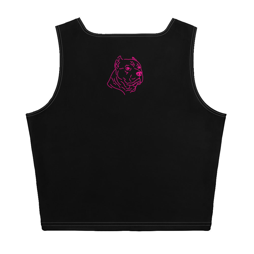 Crop tank top. Hardcore