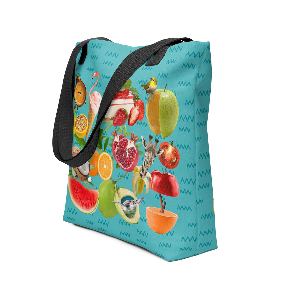 Bolso de tela estampado original