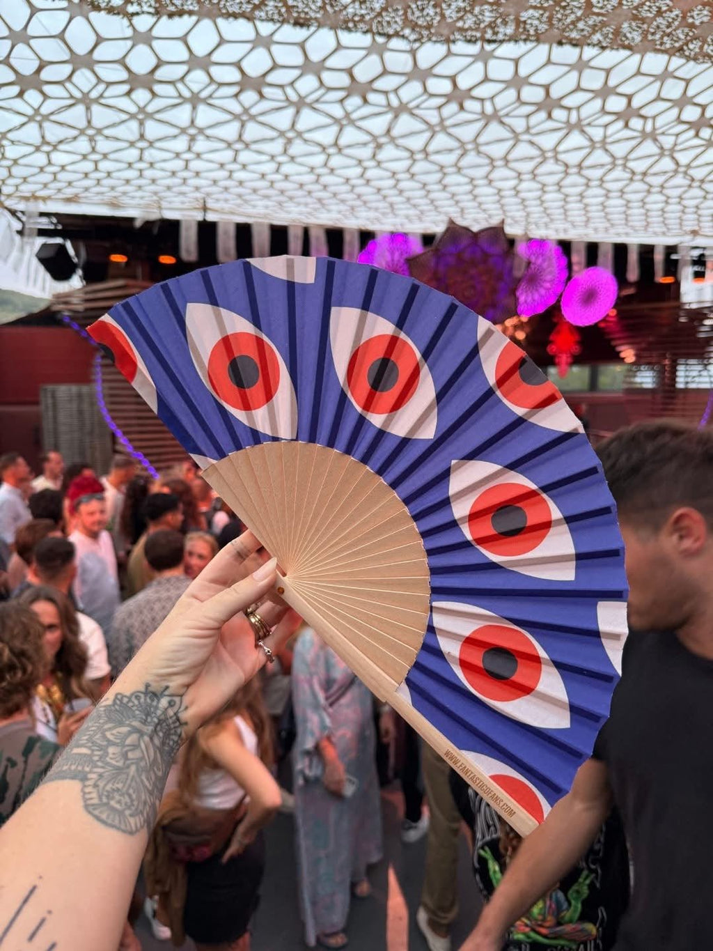 All Seeing Eye 23cm fan - Nemessis Shop®