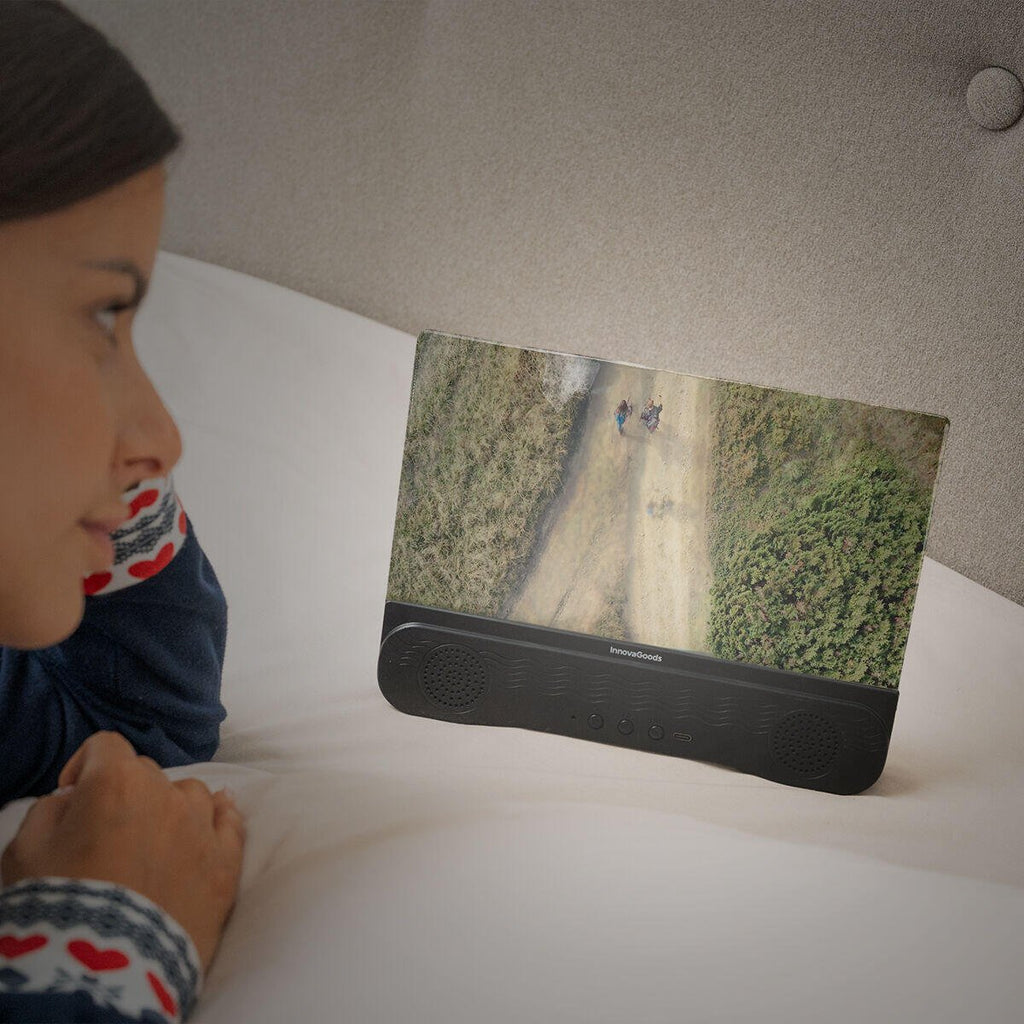 Amplificador de Pantalla para Móviles con Altavoz Recargable Screenier - Nemessis Shop®