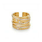 Anillo Stellar Stack de Líneas Infinitas