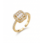 Anillo Éclat Royal de Silueta Flotante