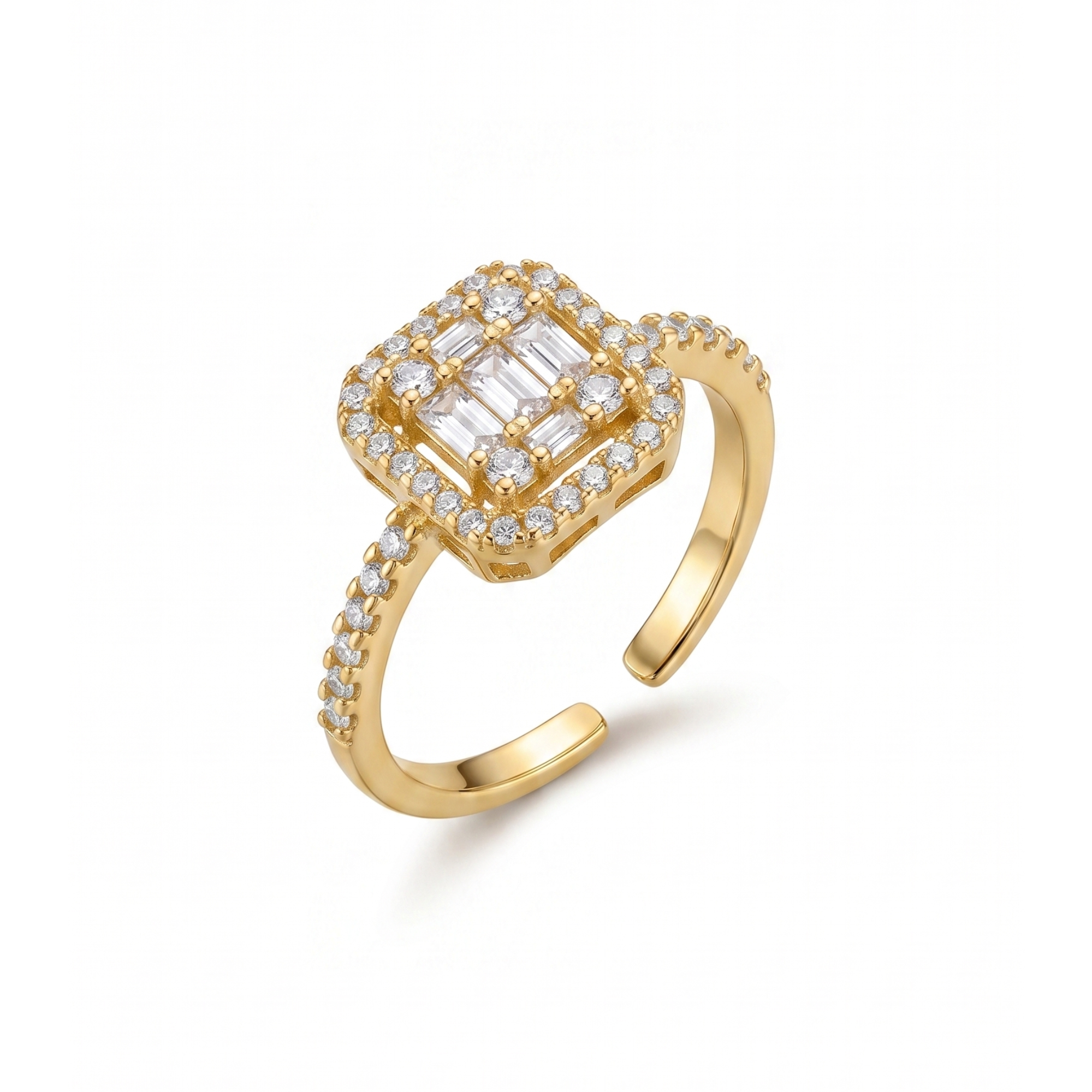 Anillo Éclat Royal de Silueta Flotante