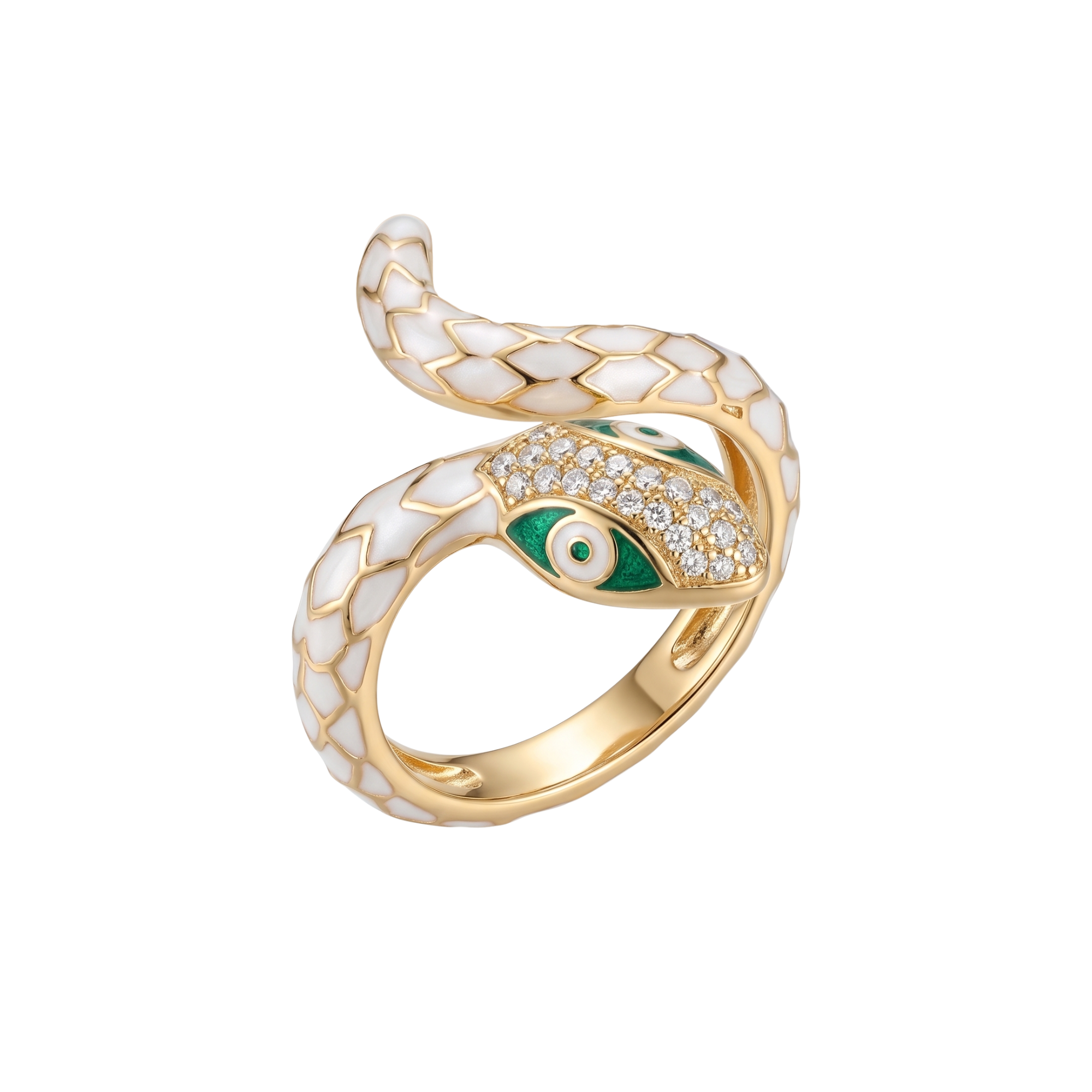 Anillo Serpent Blanc