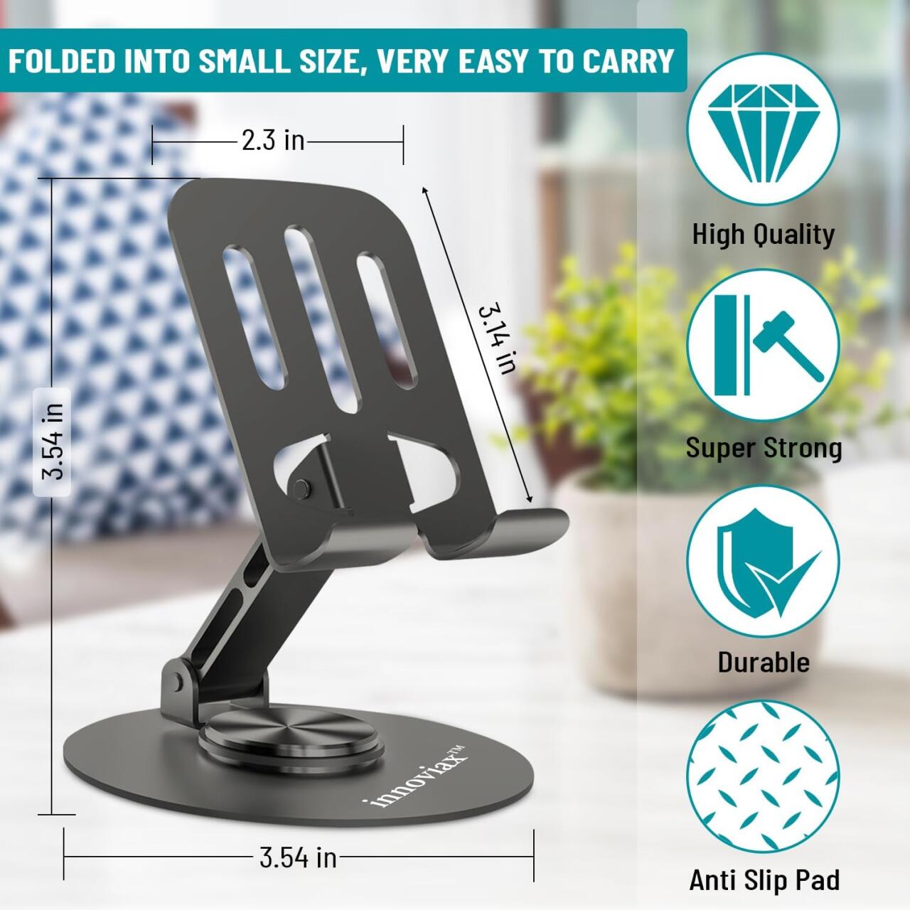 Base para Teléfono Móvil – Comodidad, Estilo y Manos Libres en Todo Momento - Nemessis Shop®