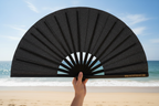 Black Mega Glitter XL Fan