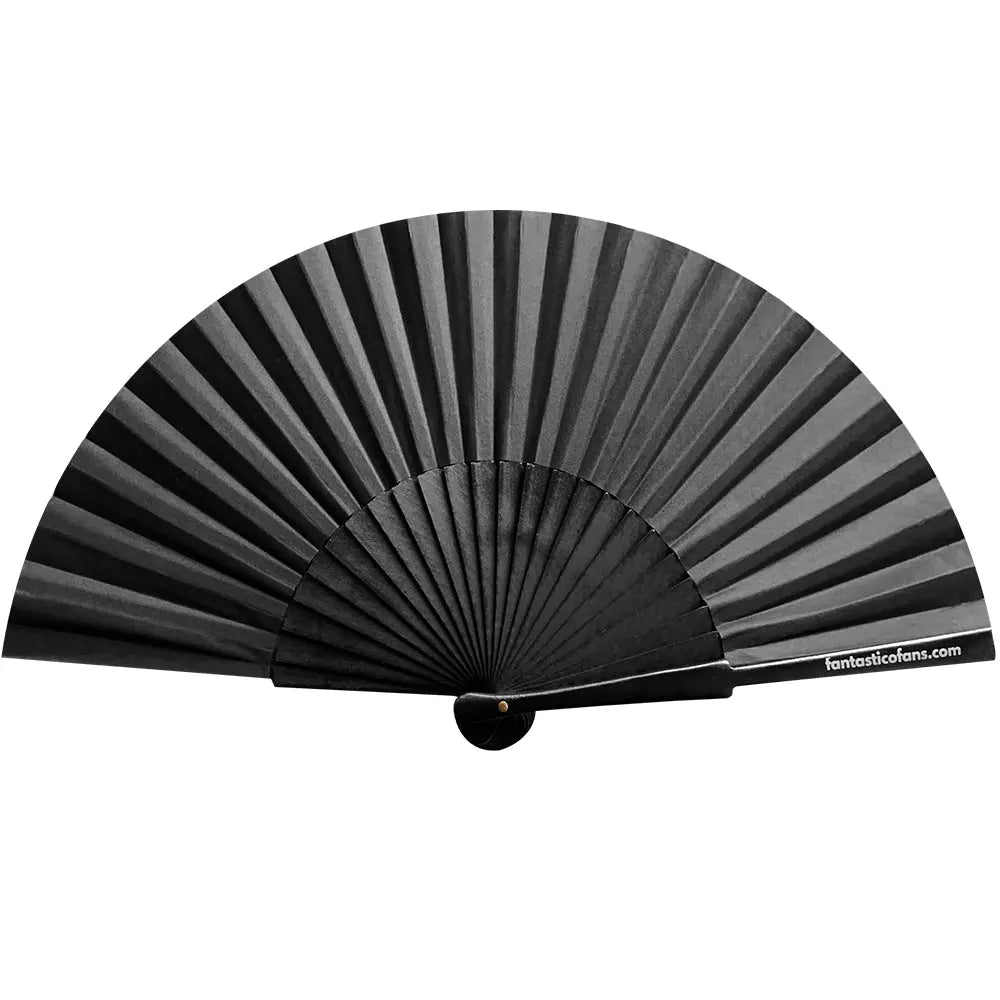Black on Black 23cm fan - Nemessis Shop®