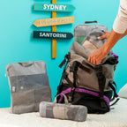 Bolsas Organizadoras de Compresión para Maletas Compakube InnovaGoods 4 Piezas - Nemessis Shop®