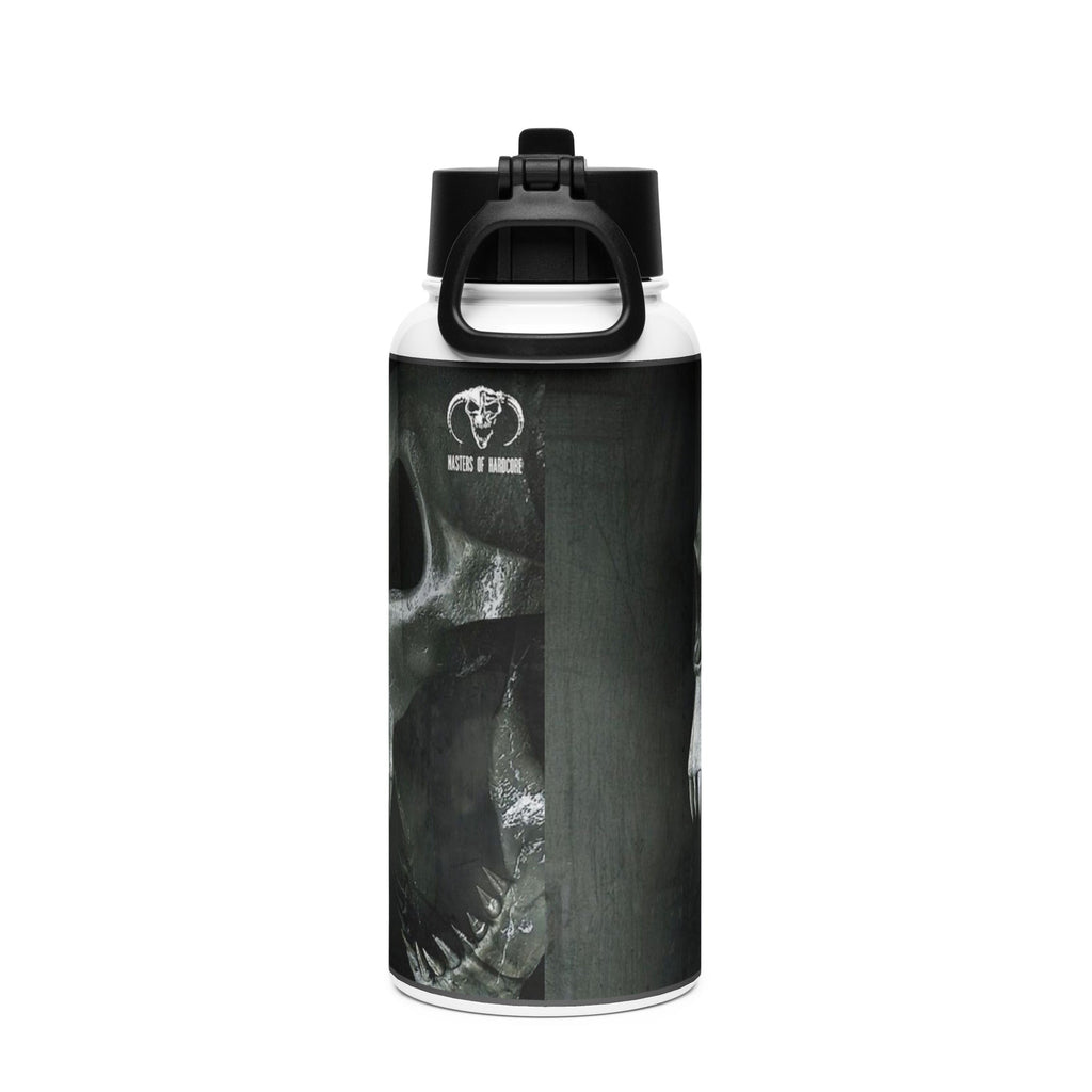 Botella de acero inoxidable con tapa de pajita Masters of Hardcore - Nemessis Shop