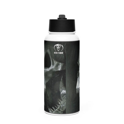 Botella de acero inoxidable con tapa de pajita Masters of Hardcore - Nemessis Shop