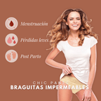 Braguitas de protección discreta contra fugas leves de orina, menstruación ligera o postparto. - Nemessis Shop®
