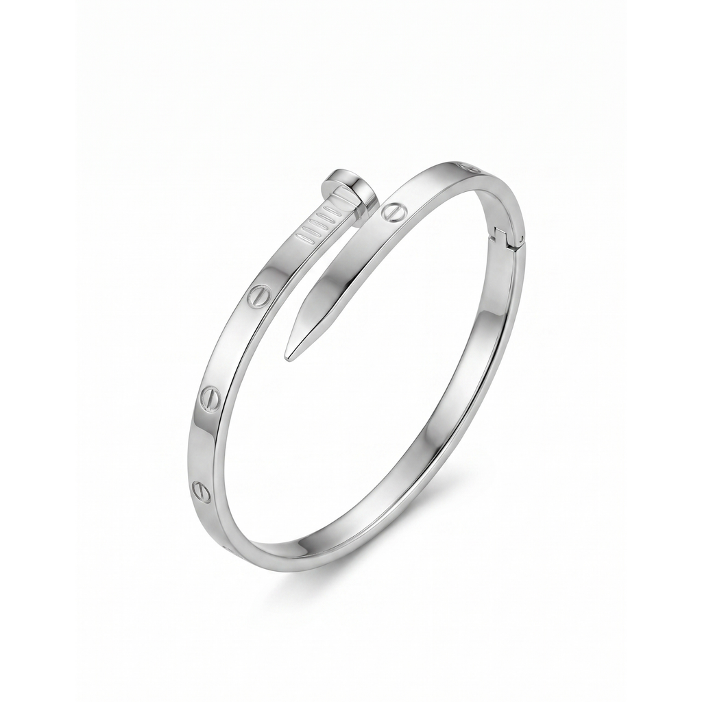 Brazalete Bangle Éclipse Argentée Moderne