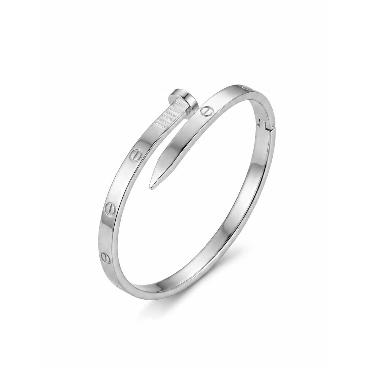 Brazalete Bangle Éclipse Argentée Moderne
