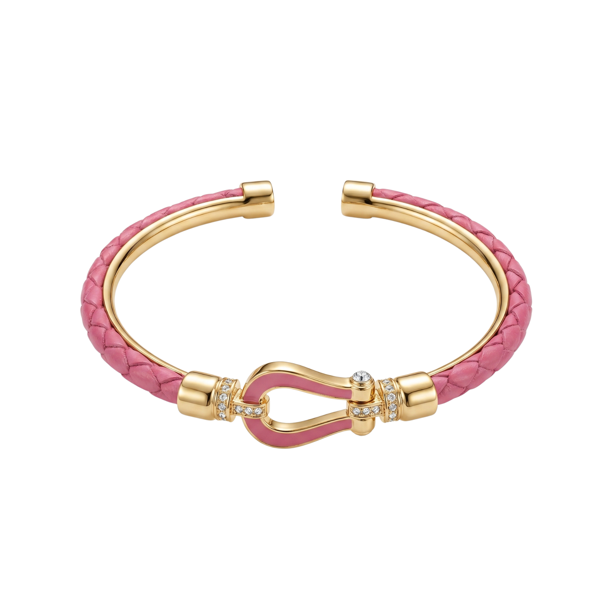 Pulsera Rose Éclat con Broche de Silueta Bold