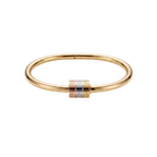 Brazalete Bangle L'Aura Tri-Gold Éclat
