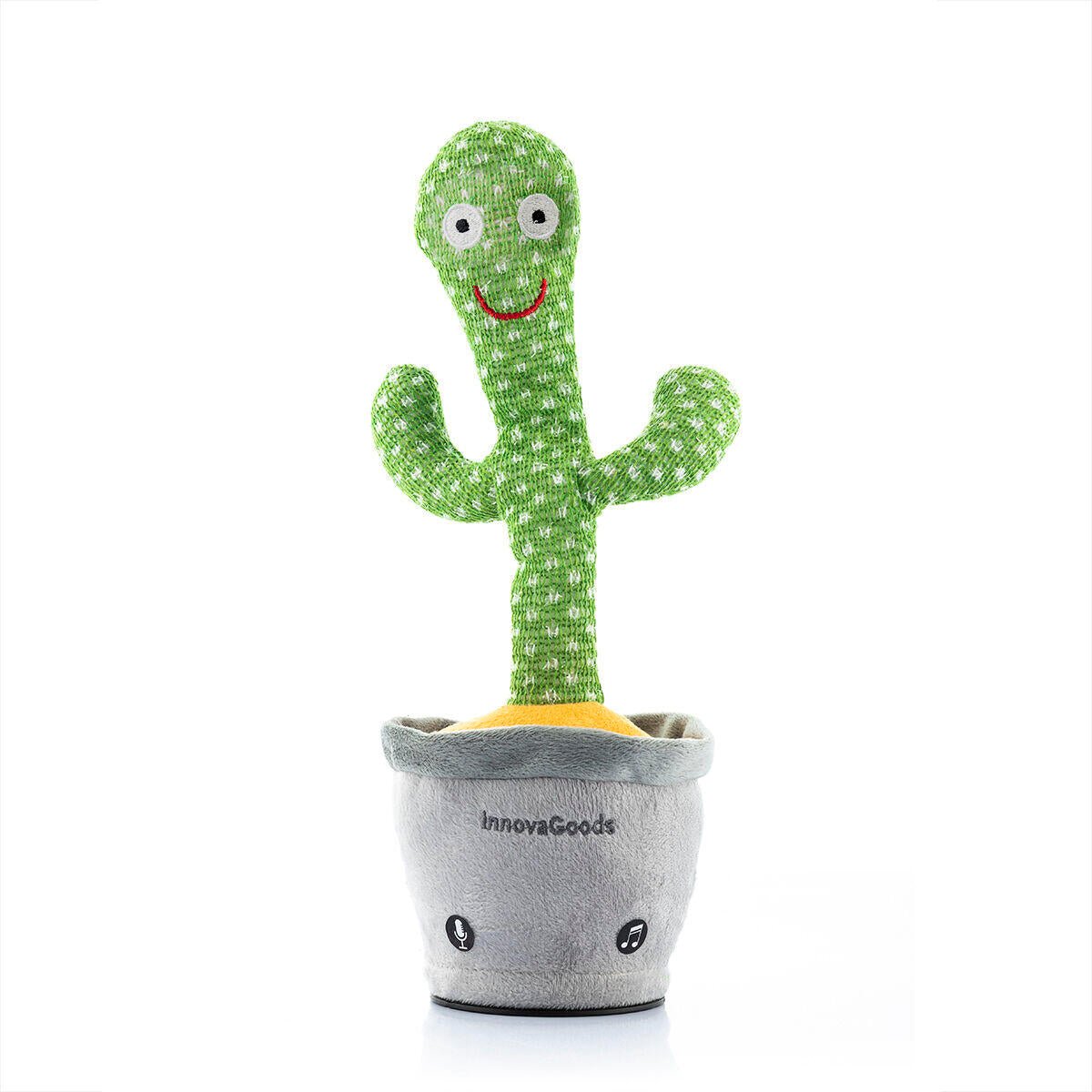 Cactus Bailarín y Parlanchín Recargable con Música y LED Multicolor Cacxi - Nemessis Shop®