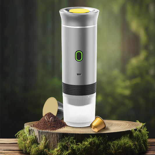 Cafetera Expreso Portátil Capsulas 3 en 1 Compatible con Nespresso Dolce Gusto y Café Molido - Nemessis Shop