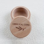 Cajita de Madera para Cordón Umbilical | Recuerdo de Nacimiento