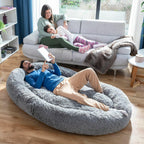 Cama de Perro para Humanos | Human Dog Bed XXL InnovaGoods Grey - Nemessis Shop®