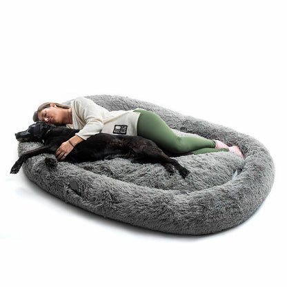 Cama de Perro para Humanos | Human Dog Bed XXL InnovaGoods Grey - Nemessis Shop®