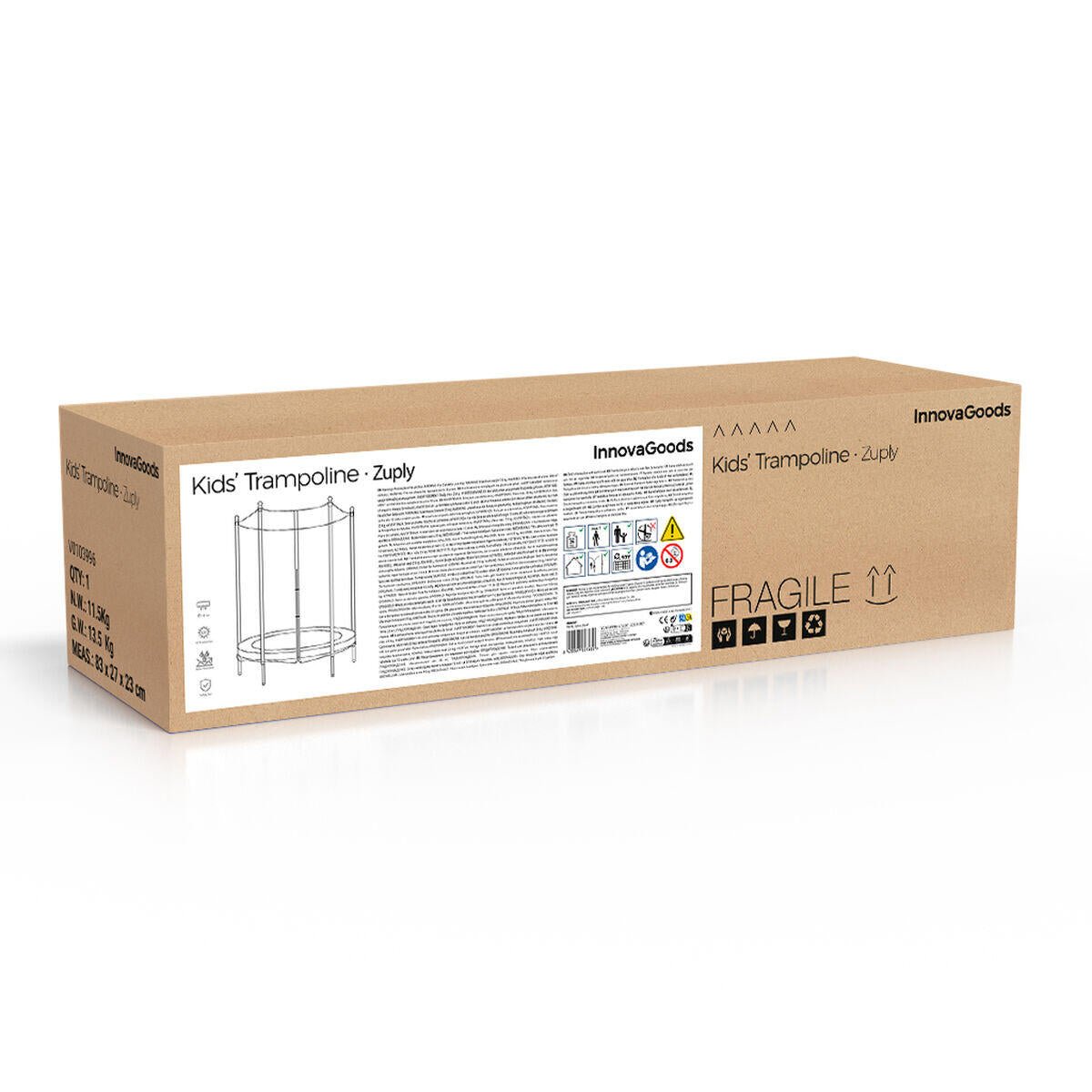 Cama Elástica Infantil con Red de Seguridad Zuply - Nemessis Shop®