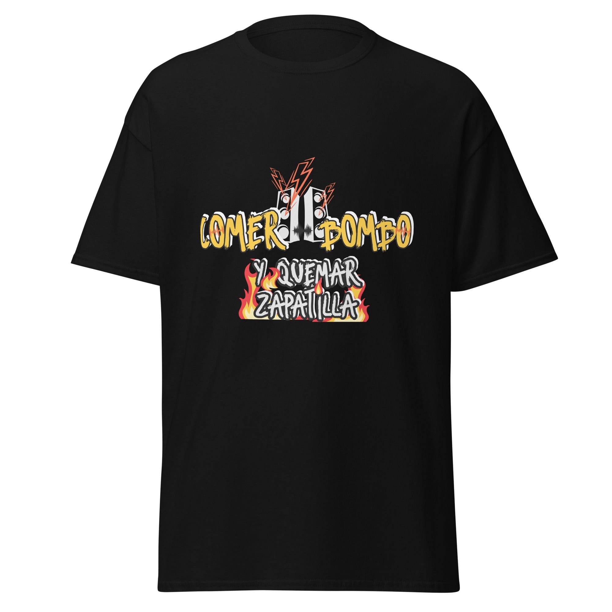Camiseta clásica unisex. Comer bombo y quemar zapatilla - Nemessis Shop