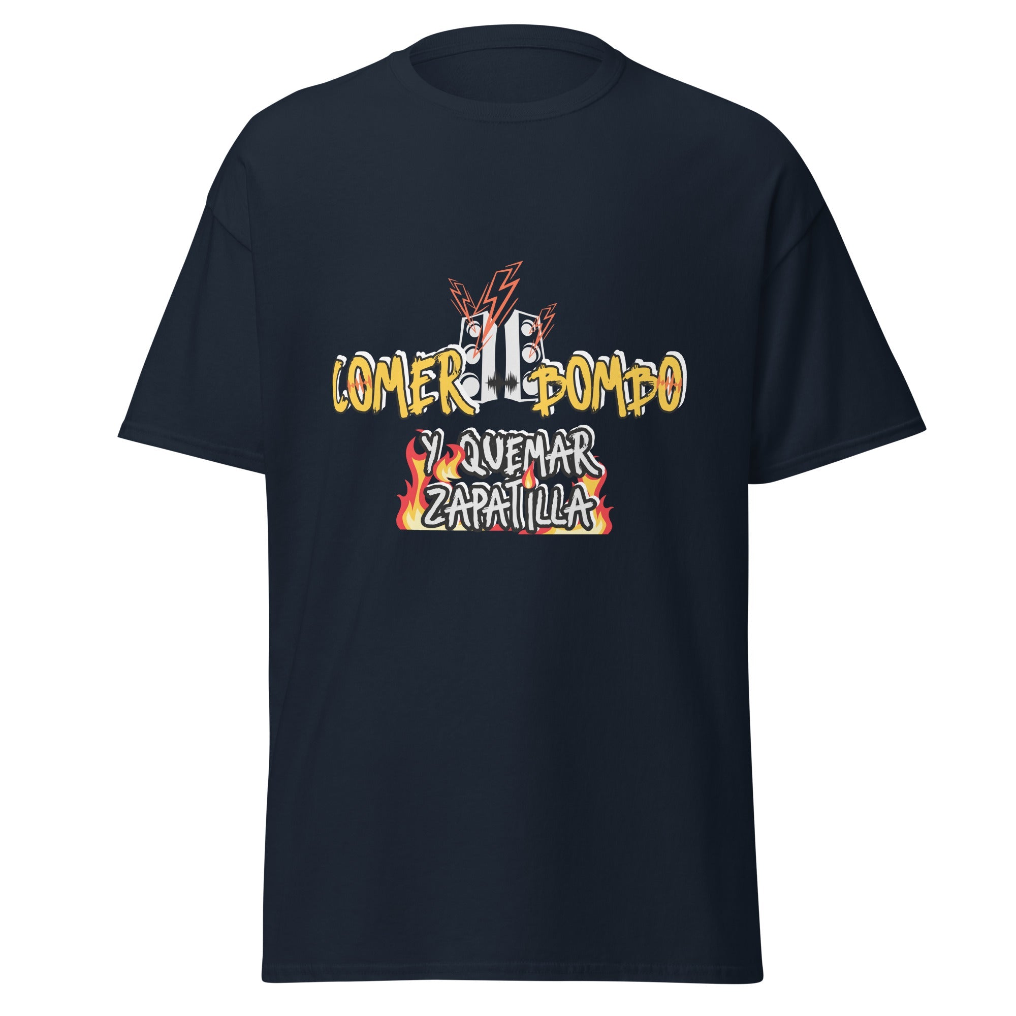 Camiseta clásica unisex. Comer bombo y quemar zapatilla - Nemessis Shop