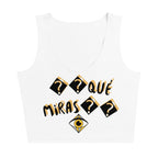 Camiseta corta tirantes. Qué miras - Nemessis Shop