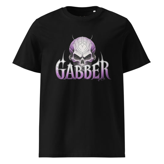 Camiseta de algodón orgánico unisex. Gabber. Diseño con IA. - Nemessis Shop