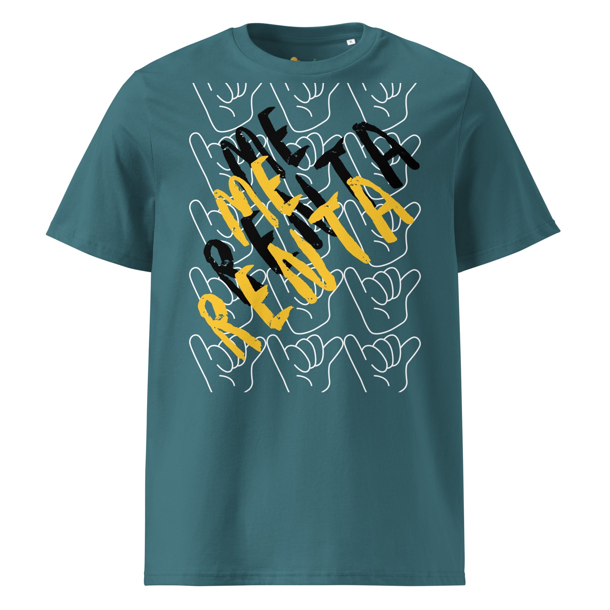 Camiseta de algodón orgánico unisex. Me Renta - Nemessis Shop